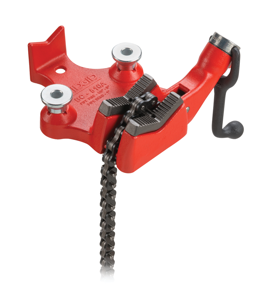 RIDGID 40215 (BC810A) 1/2"–8" Top-Screw Bench Chain Vise