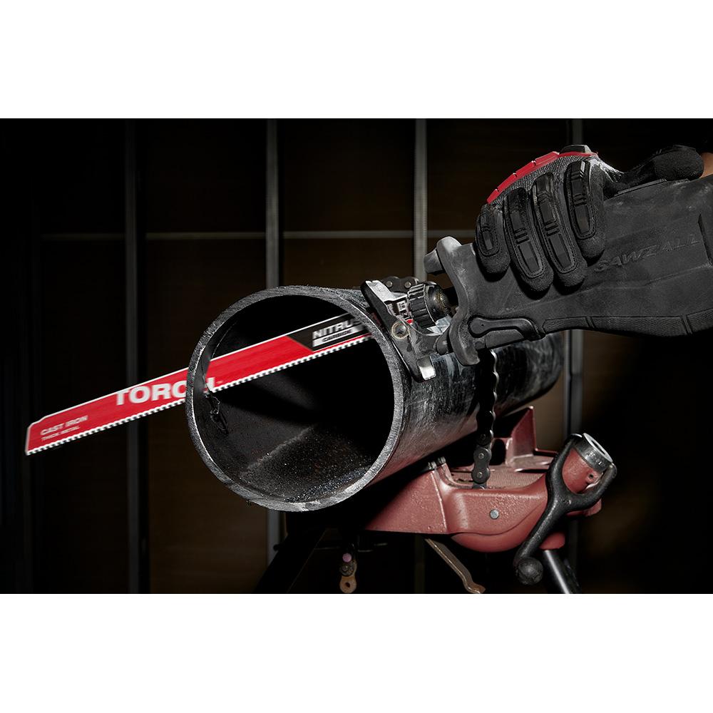 12 po. 7 TPI The TORCH avec lame SAWZALL au carbure NITRUS Lame de scie alternative SAWZALL - paquet de 3