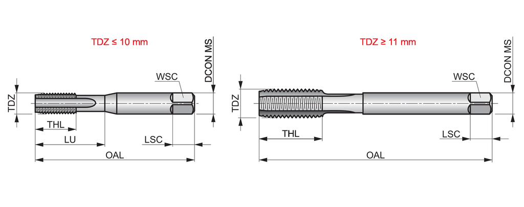 E513 HSS BRT MF Tap With a 4-6xP Plug Lead, ISO 529 3FL M10 x 1.00 mm