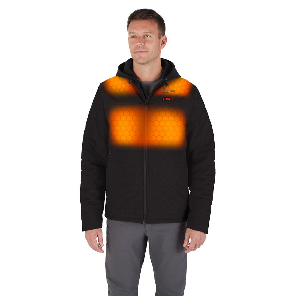 M12™ Heated Axis™ Jacket Kit, Black, Sz: 3X
