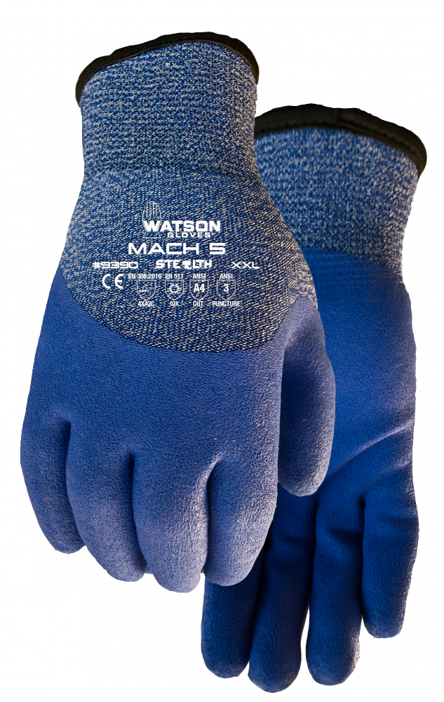 Stealth Mach 5 Gloves, Rubber, SZ: M