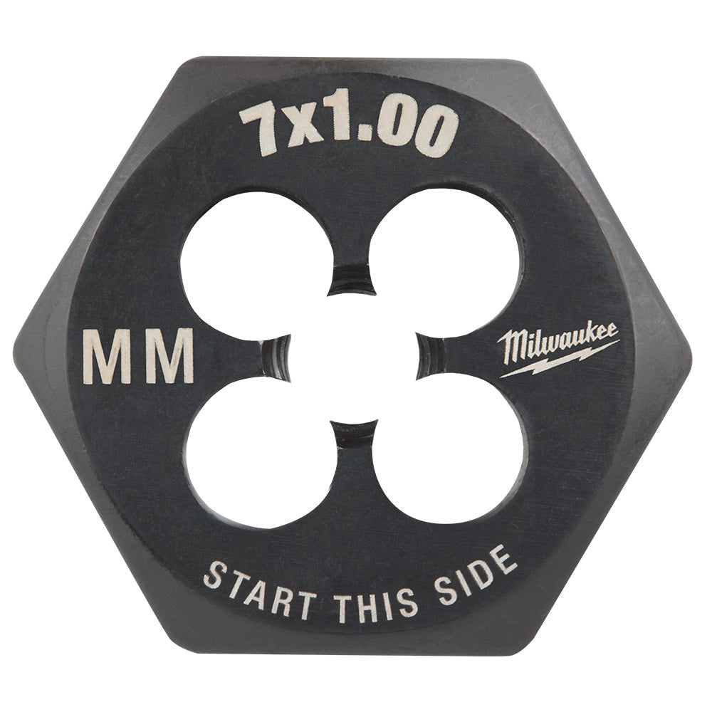 M7-1.00 mm 1-inch Hex Threading Die