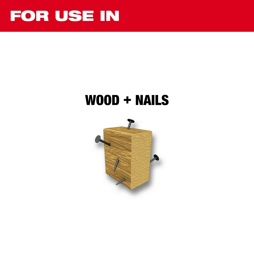 6" 5 TPI Ax Sawzall Blade For Wood With Nails