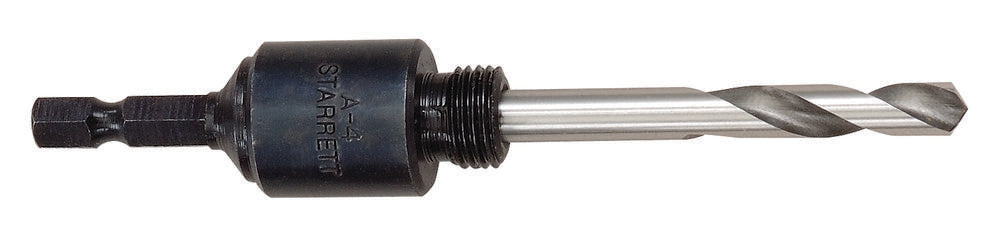 Arbre de scie cloche avec foret pilote pour scie cloche de diamètre 9/16" - 1-3/16", tige hexagonale 1/4"