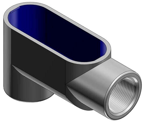 1-1/4" BlueKote Conduit Body Form 7