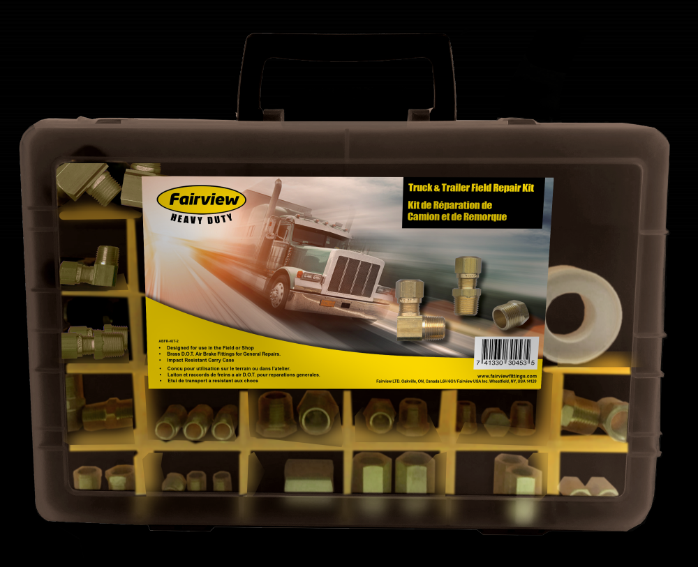 Air Brake Fitting 2-Sided Large Assortment Kit