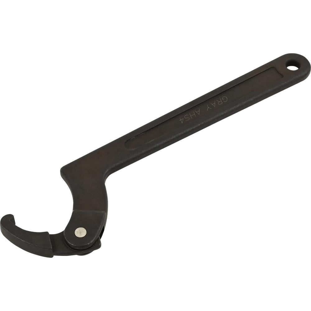 Adjustable Head Hook Spanner Wrench with 2" to 4-3/4" Capacity