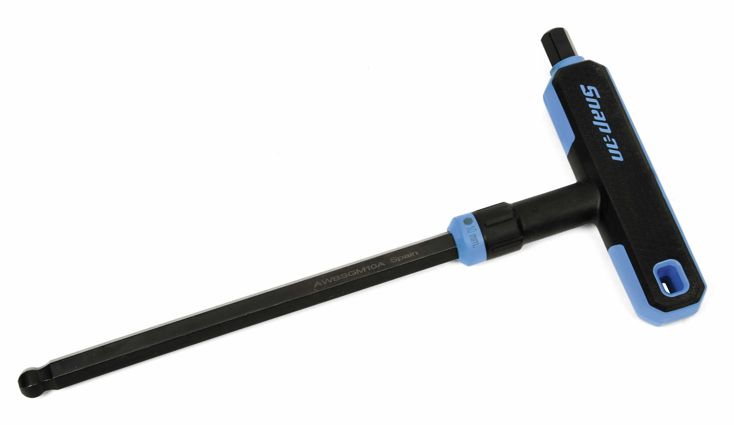 Clé hexagonale mixte à tête sphérique métrique en T/en L de 10 mm