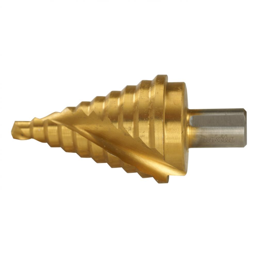 1/4"-1-3/8" Range, 10 Step Bit with 1/2" Shank