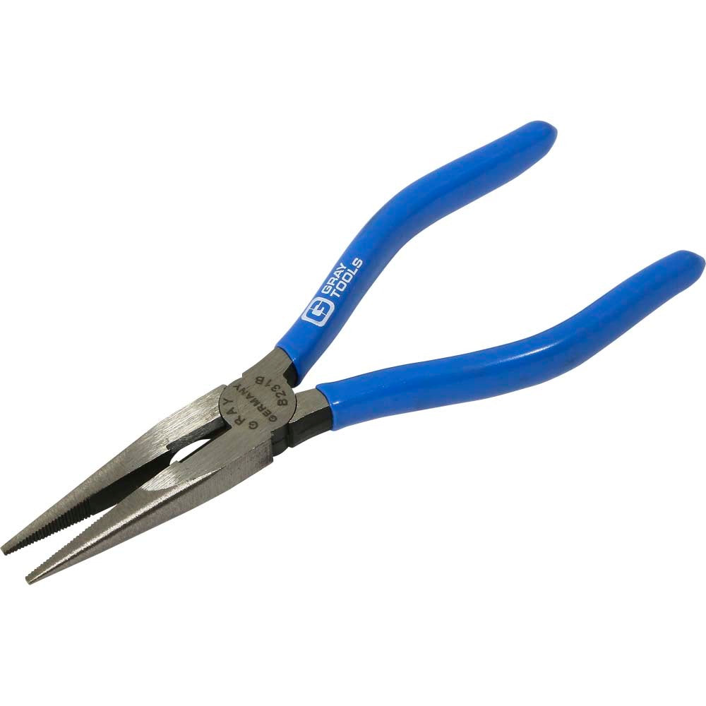 Needle Nose Straight Cutter Pliers, With Vinyl Grips, 6-1/4"long, 2" Jaw