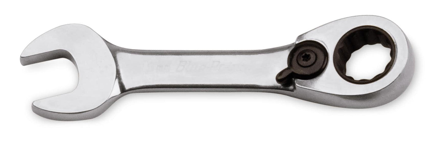 15 mm 12-Point Metric 15° Offset Short Ratcheting Combination Wrench