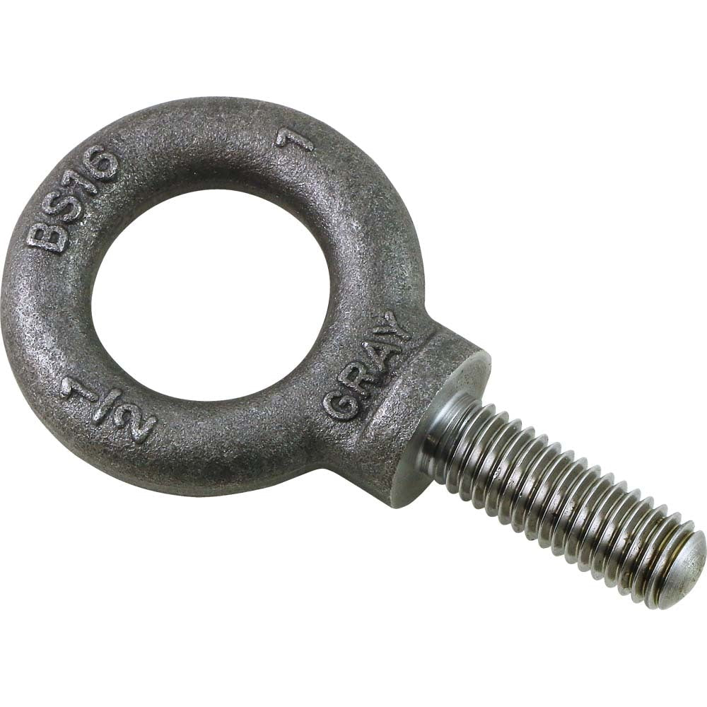1/2"-13 Shoulder Pattern Eye Bolt with 1-1/2 Inch Shank