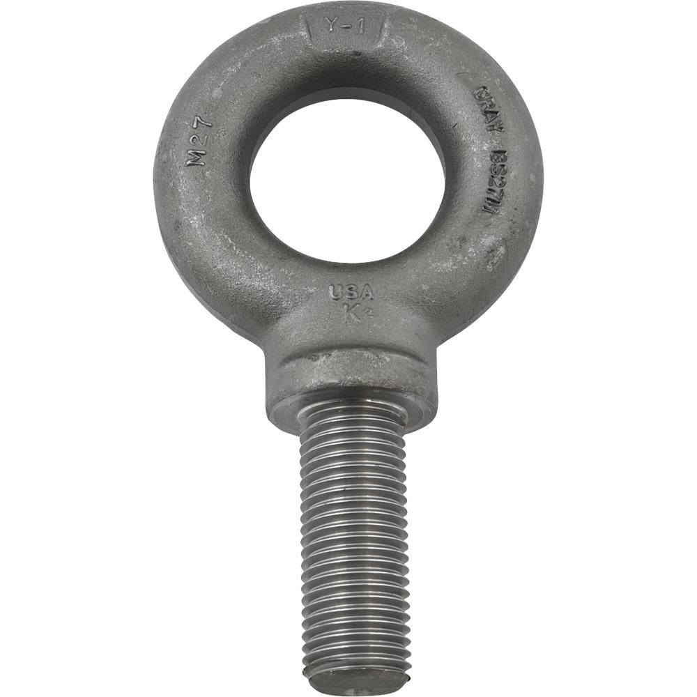 M27 x 3.0 Shoulder Pattern Eye Bolt with 70mm Shank