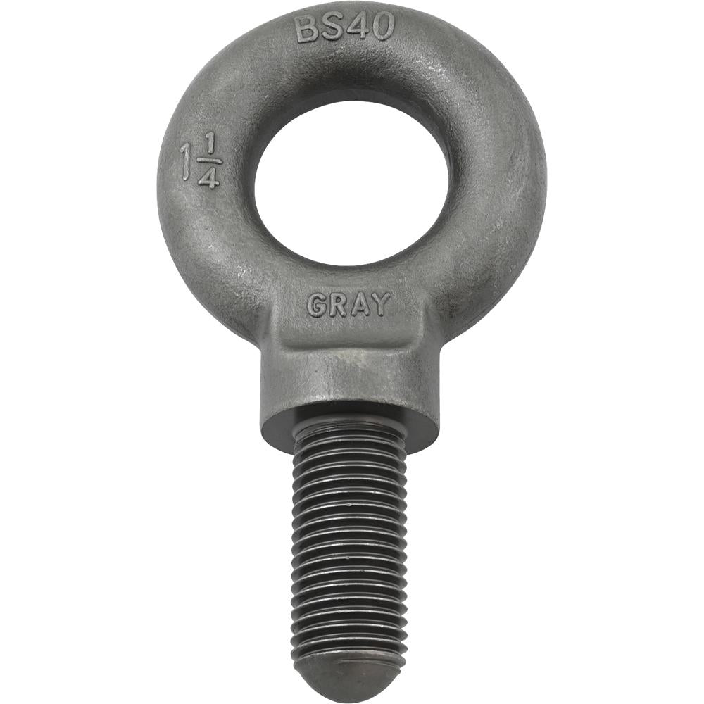 1-1/4"-7 Shoulder Pattern Eye Bolt with 3-Inch Shank