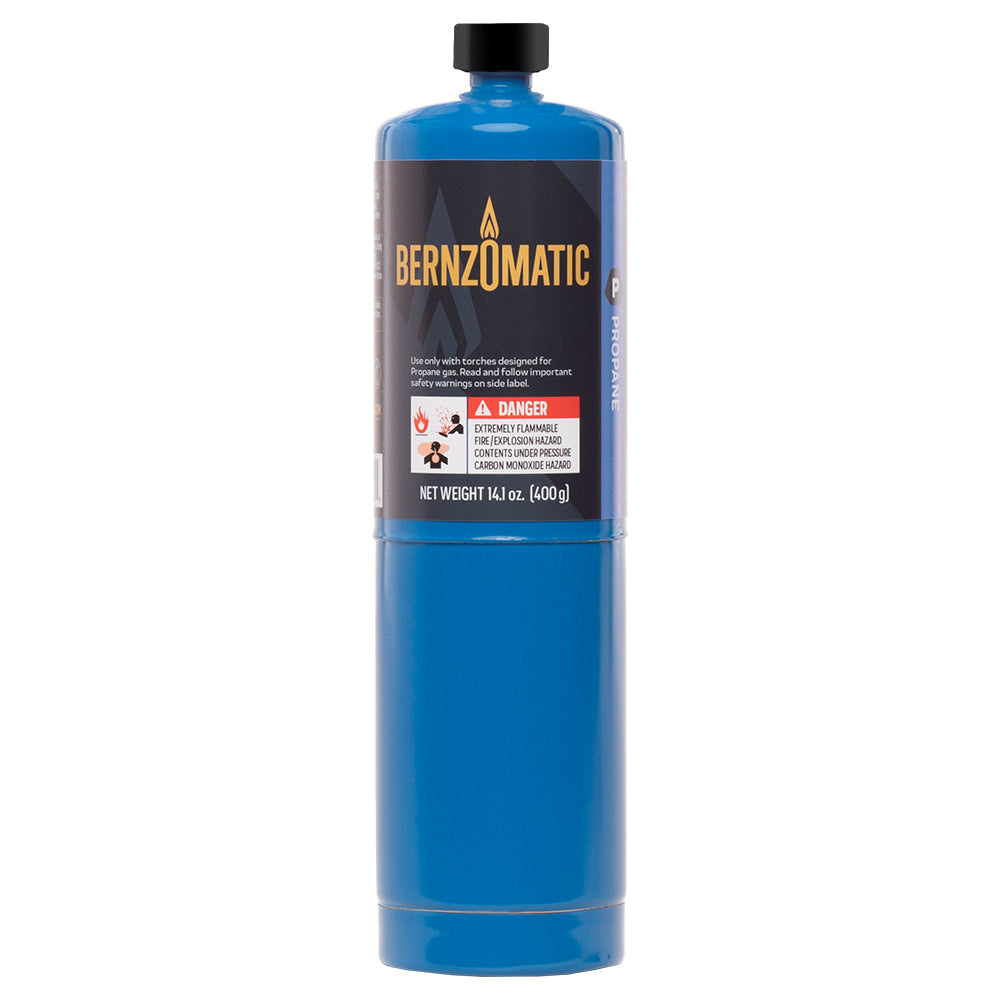 Bernzomatic, 14.1 oz. Propane Hand Torch Cylinder, Blue, CGA 600 Connection