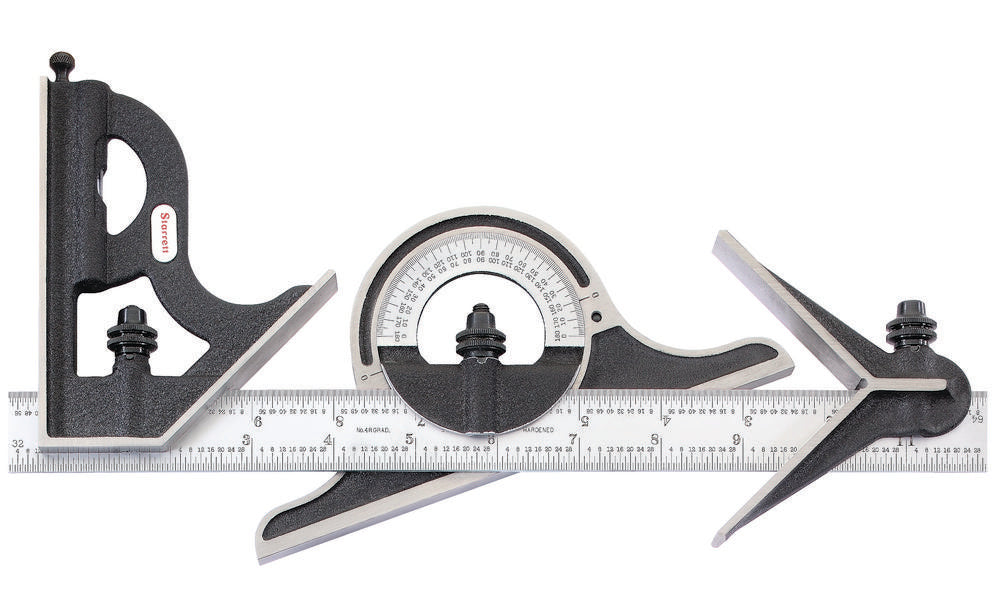 Ensemble combiné en acier pouces 12" 4R Grads Tête en acier forgé