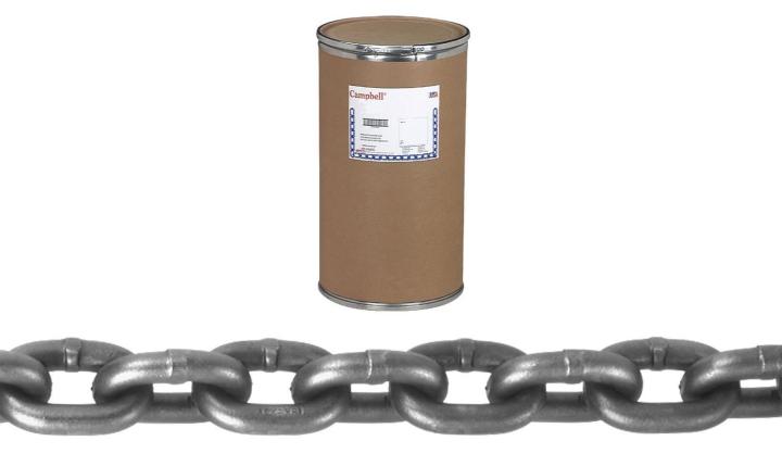 Chaîne en alliage Apex Tool Group, 9/32 po, plaquée acier, 500 pieds par tambour