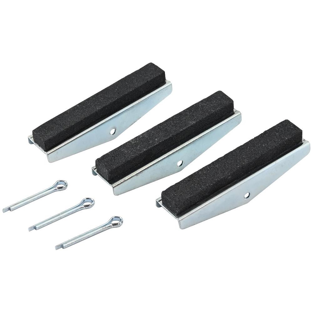 Ensemble de pierres de rechange - 3 pièces, grain 100, longueur 3"