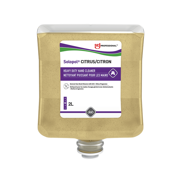 Solopol® Citrus, nettoyant pour les mains aux agrumes, usage moyen-intensif, 2 L, cartouche