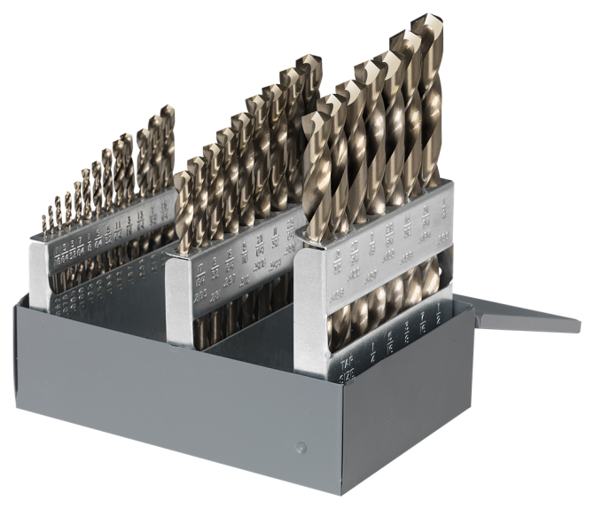 Cle-Line, Drill Bit Set, HSS-CO, 1802 29Pc Set 1/16-1/2 X 64Th