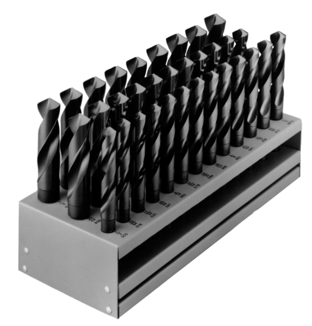 Cle-Line, 33-Piece Drill Bit Set, Steam Oxide, HSS, 1813 1/2-1IN X 64TH