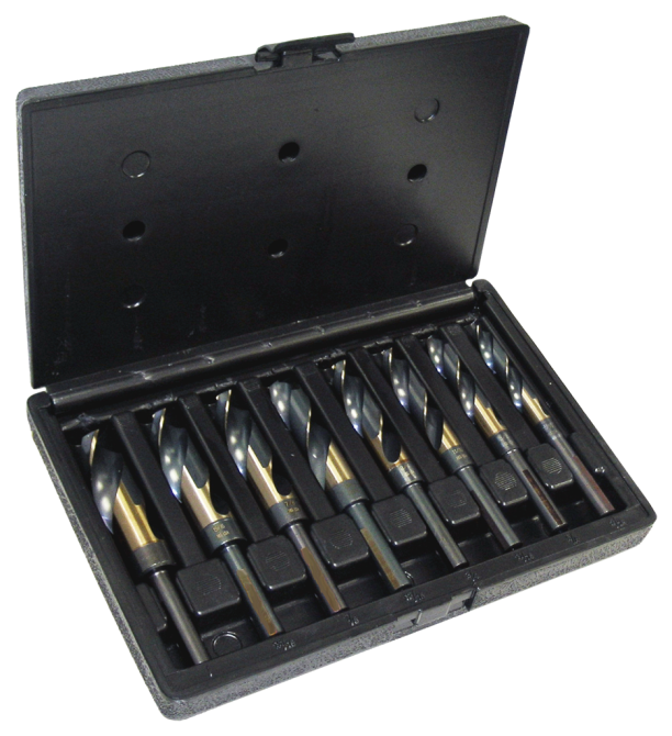 Cle-Line, Drill Bit Set, HSS, 1877 8Pc Set B&G 9/16-1" X 16Th
