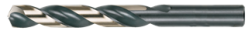 Cle-Line, 135° Heavy-Duty Jobber Length Drill Bit With 3 Flats, Black & Gold, HSS, 1878 LET-X
