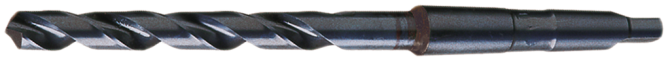 Cle-Line, 118° General Purpose Taper Shank Drill Bit, Steam Oxide, HSS, 1894 1/2 #1TS