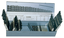 Cle-Line, jeu de forets, HSS, 1899 115PC SET-FRACT LTR WIRE