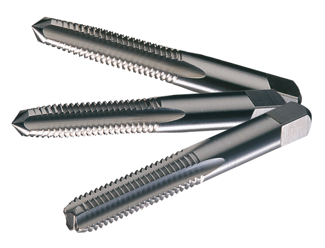 Cle-Force, Taper, Plug and Bottoming Hand Tap Set, Bright, HSS, M7X1 1693M