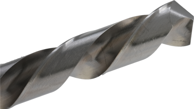 Chicago-Latrobe, 118° Left-Hand Helix Jobber Length Drill Bit, Bright, HSS, 150-L 1/32