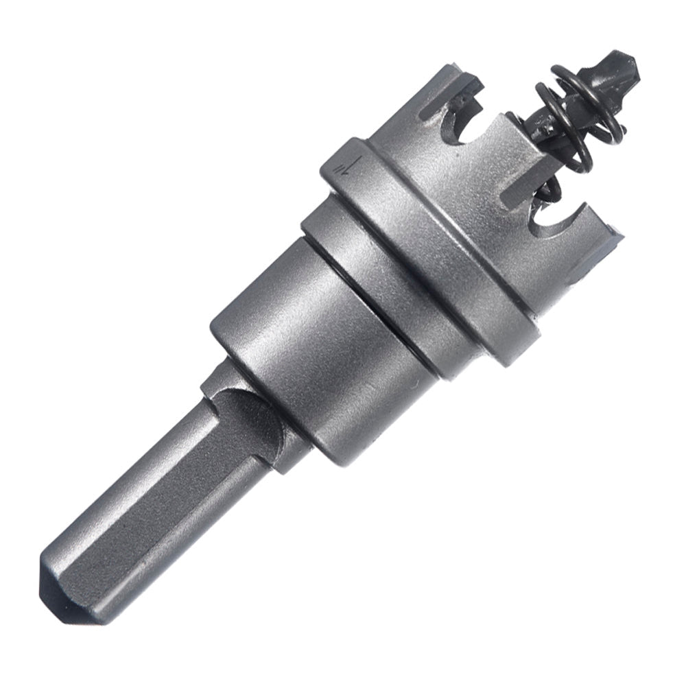 Carbide Tipped Hole Saw - 11/16 Inch Diameter, 3/16 Inch Depth for Precision Cutting