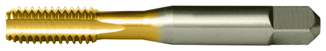 Cleveland, Bottoming Chamfer General Purpose Hand Tap, TiN, HSS, 3/8 16 H3 1003TN
