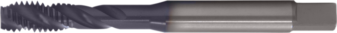 Cleveland, HP Spirale Flute Universal Tap, Steam Oxide, HSS-E, 1/2-13 NC 2B 3FLT UNI PRO-981SF