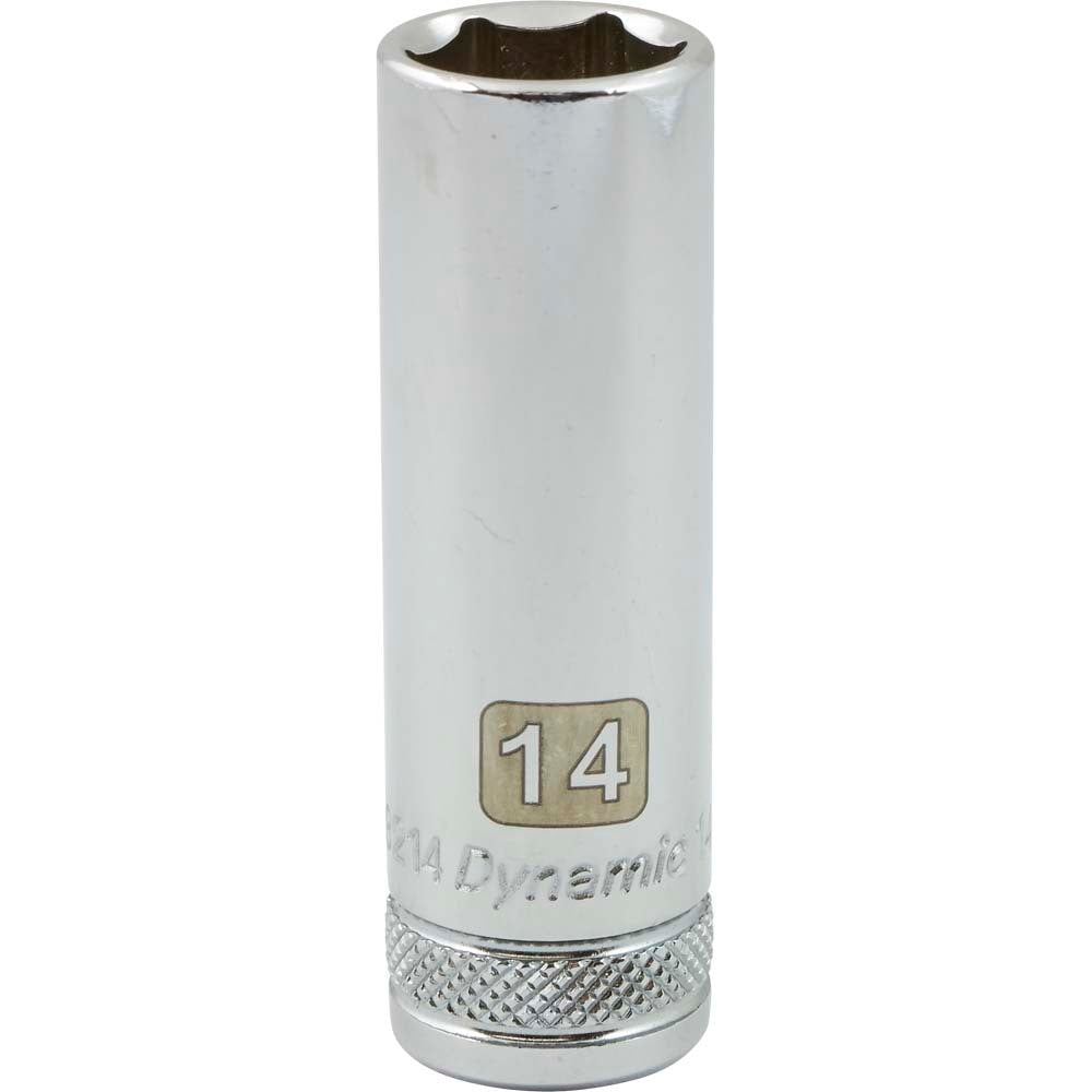 Socket - 3/8" Drive 6-Point 14mm Deep Chrome