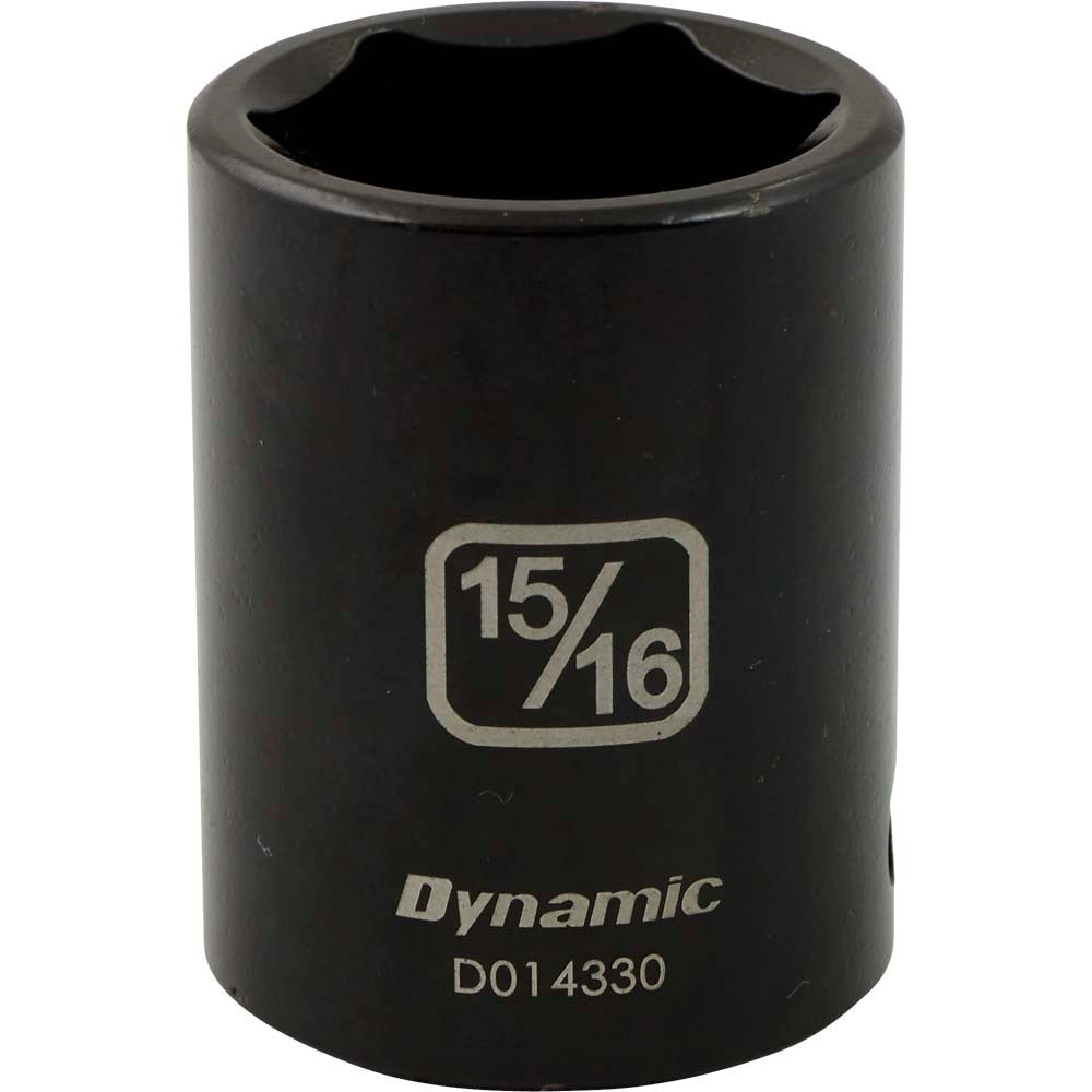 Impact Socket - 1/2" Drive, 15/16" Hex, 6-Point