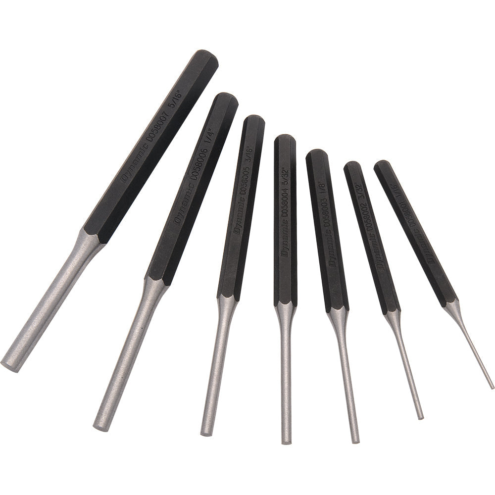 Pin Punch Set - 7 Pieces Durable