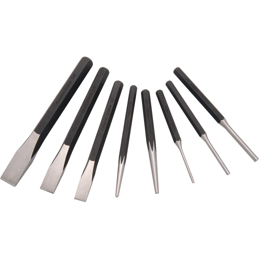 Punch and Chisel Set - 8 Pieces
