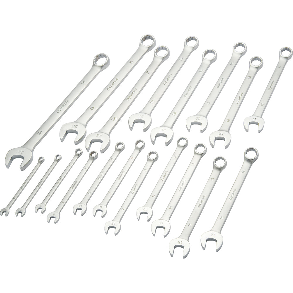 Combination Wrench Set - 19 Piece, Metric, Contractor Grade