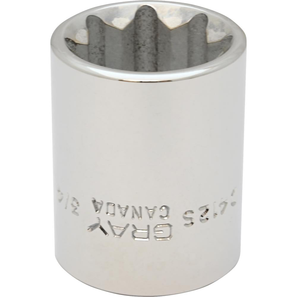 Socket - Double Square, 1/2" Drive, 3/4" Hex, 8-Point