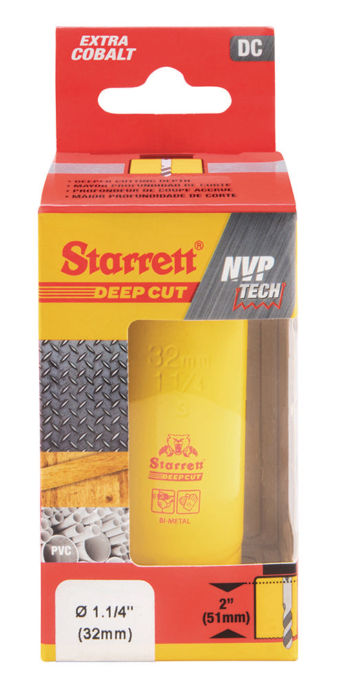 HSS Deep Cut Hole Saw 1-1/4" (32mm)