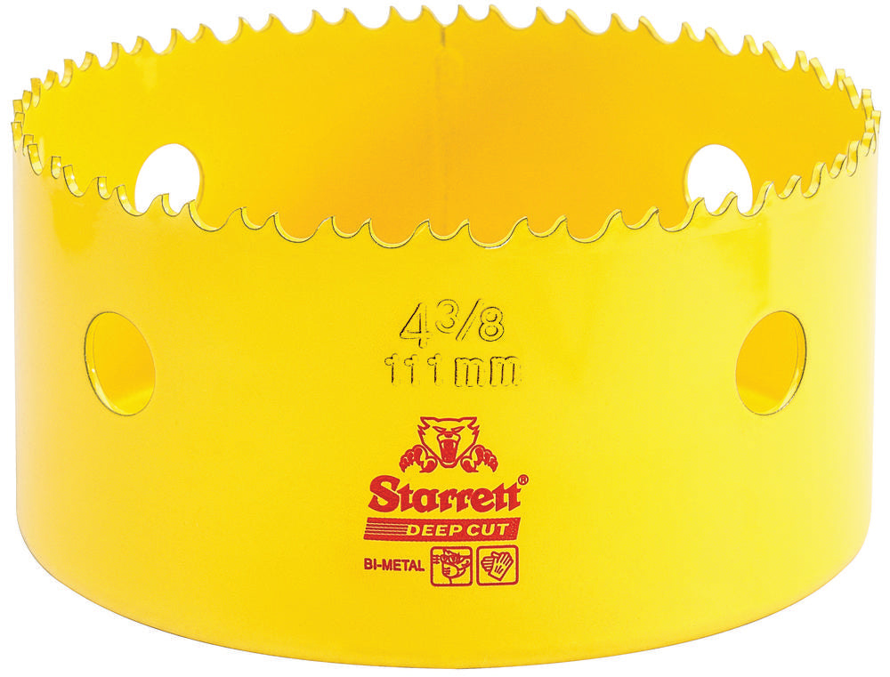 Scie cloche bimétallique à coupe profonde NVP de 4-3/8'' (111 mm)