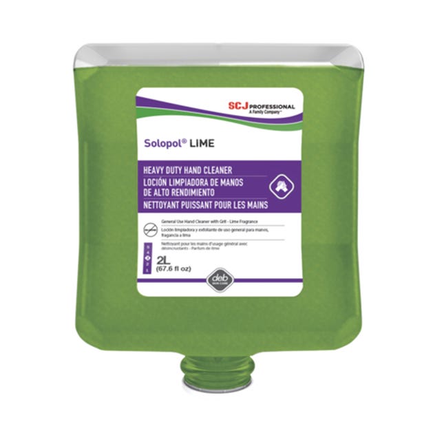 SC Johnson Professional Solopol Lime Hand Cleanser, 2L, 4/CS