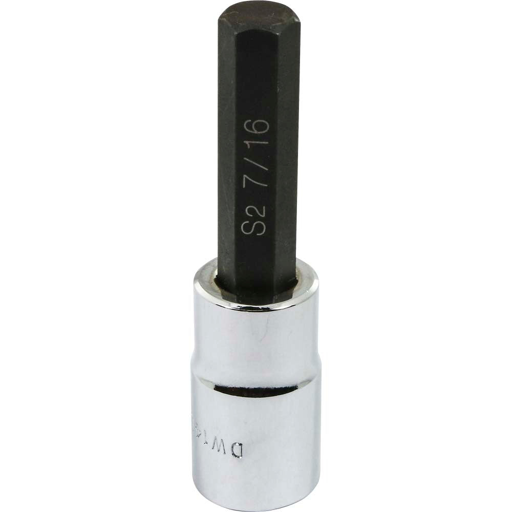 Socket - Hex Head, 7/16" x 1/2" Drive