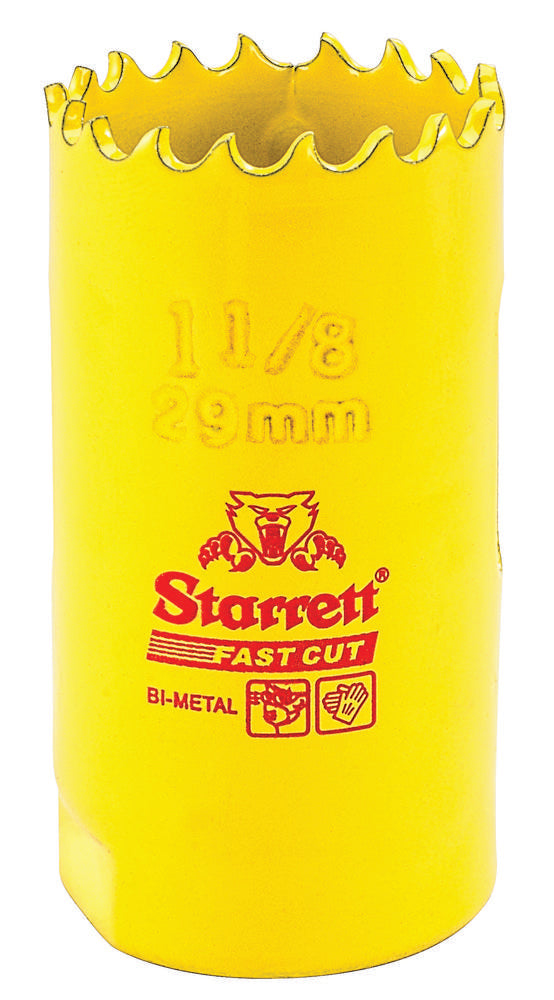 Scie cloche à coupe rapide HSS, 1-1/8" (29 mm)