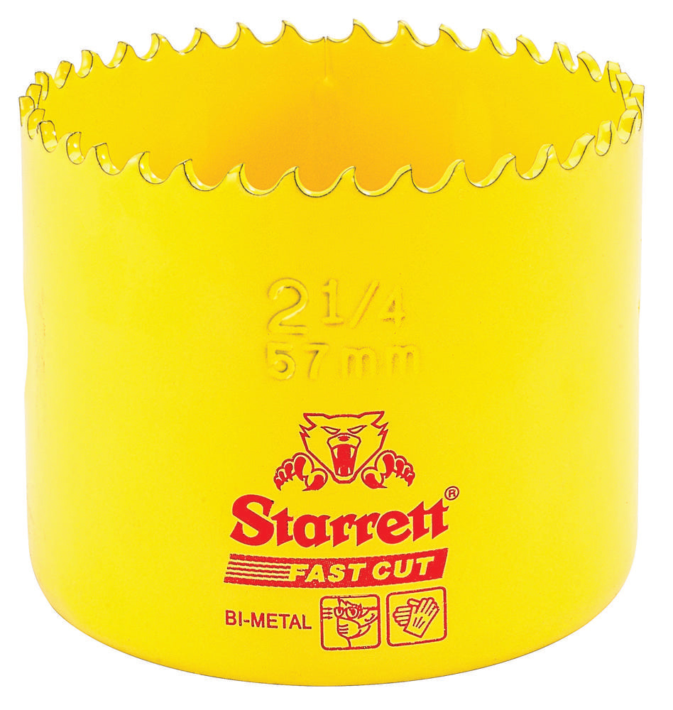 2-1/4'' (57mm) Fast Cut Straight Pitch Bi-Metal Hole Saw