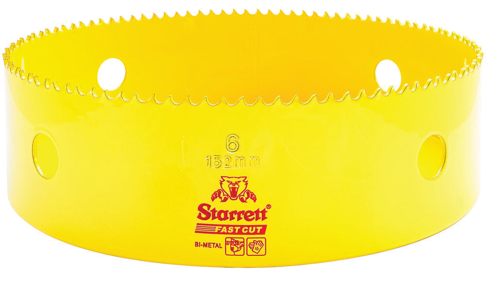 HSS Fast Cut Hole Saw, 6" (152mm)