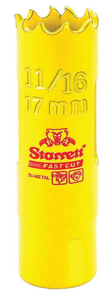 HSS Fast Cut Hole Saw 11/16" (17mm)