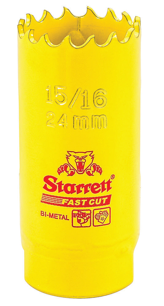 Scie cloche à coupe rapide HSS, 15/16" (24 mm)