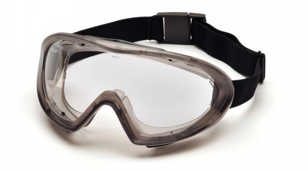 Capstone - Direct/Indirect-Gray Frame/Clear Anti-Fog Dual Lens